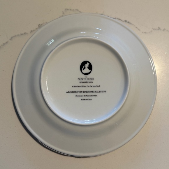 Restoration Hardware The New Yorker 2004 Porcelain Cheese Set of 6 Original Box - Picture 11 of 16